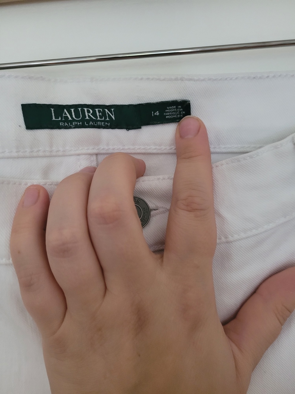 Ralph Lauren Women's White Straight-Leg Jeans - Picture 3 of 8